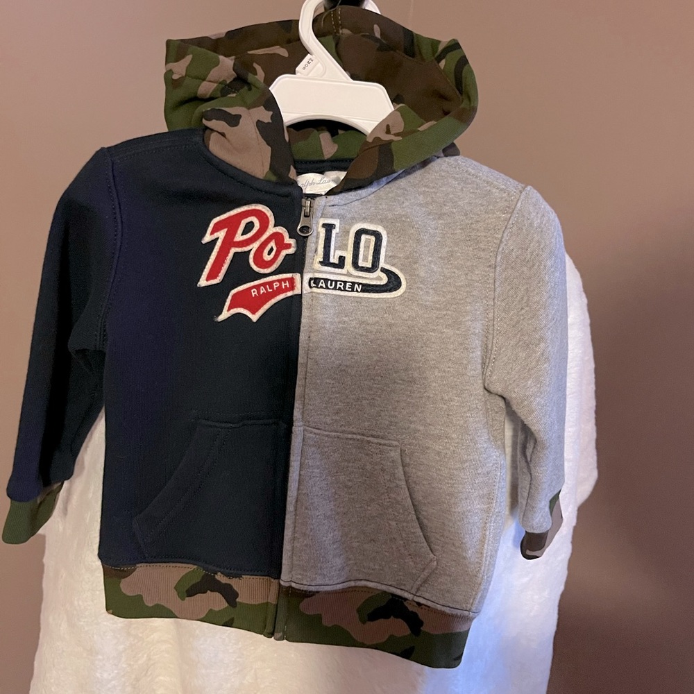 EUC Ralph Lauren Fleece Hoodie Infant